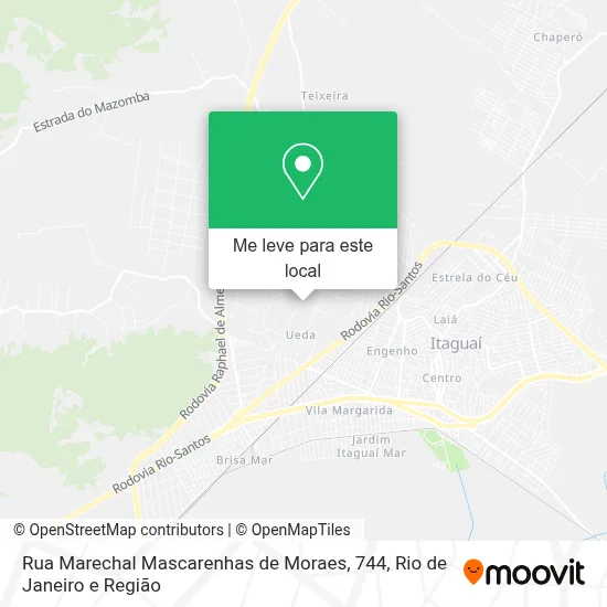 Rua Marechal Mascarenhas de Moraes, 744 mapa