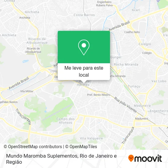 Mundo Maromba Suplementos mapa