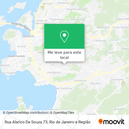 Rua Alarico De Souza 73 mapa