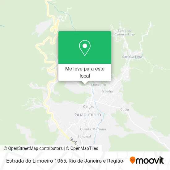 Estrada do Limoeiro 1065 mapa