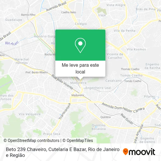 Beto 239 Chaveiro, Cutelaria E Bazar mapa
