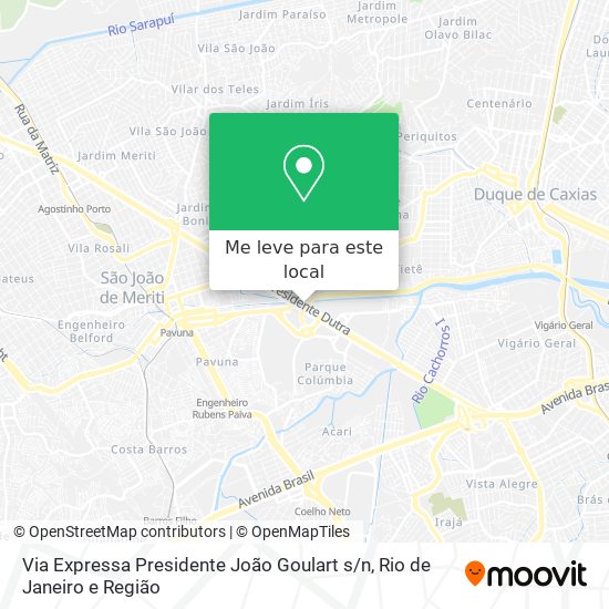 Via Expressa Presidente João Goulart s / n mapa