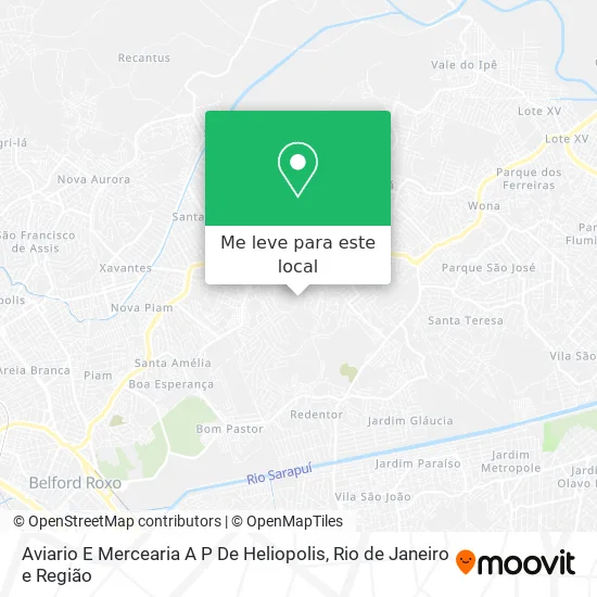 Aviario E Mercearia A P De Heliopolis mapa