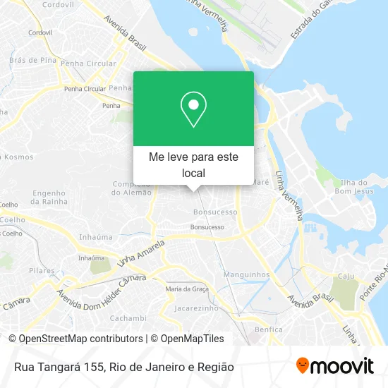 Rua Tangará 155 mapa