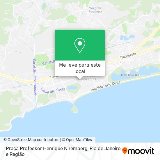 Praça Professor Henrique Niremberg mapa