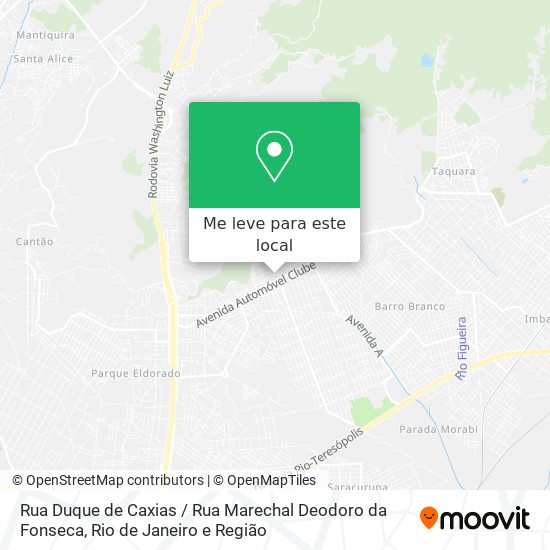 Rua Duque de Caxias / Rua Marechal Deodoro da Fonseca mapa