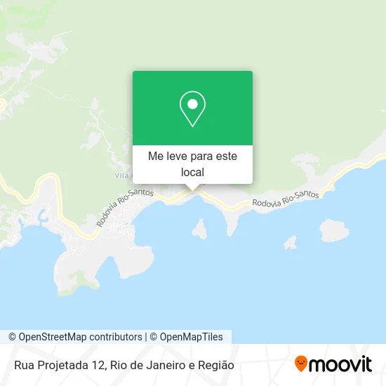 Rua Projetada 12 mapa