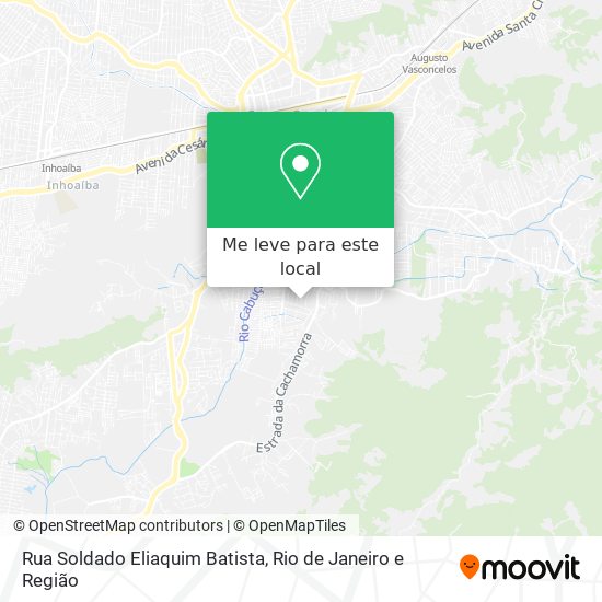 Rua Soldado Eliaquim Batista mapa