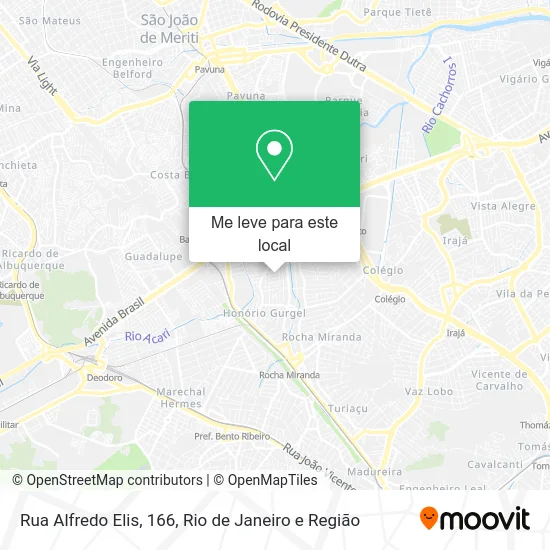 Rua Alfredo Elis, 166 mapa