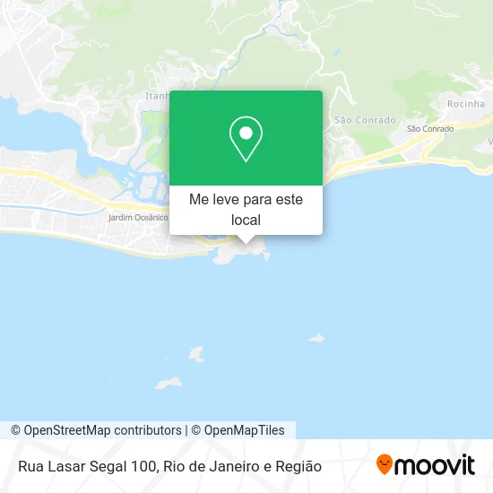 Rua Lasar Segal 100 mapa