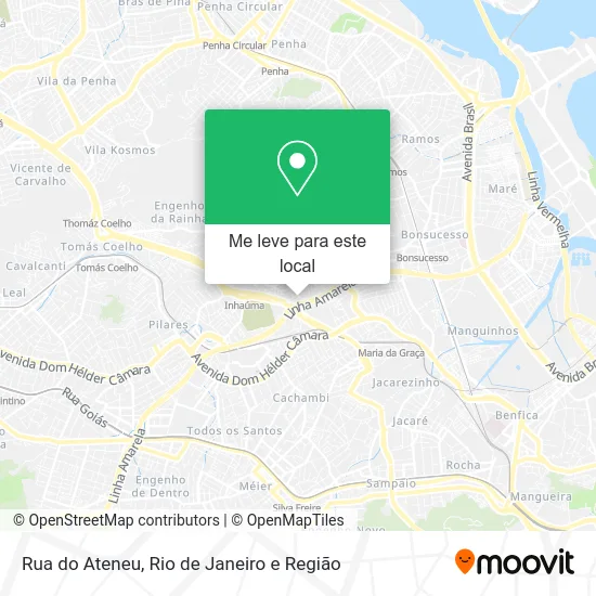Rua do Ateneu mapa