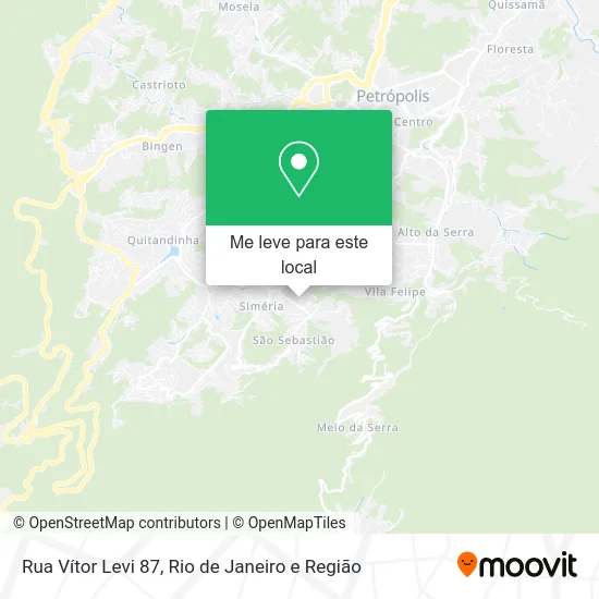 Rua Vítor Levi 87 mapa