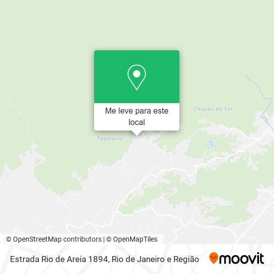 Estrada Rio de Areia 1894 mapa