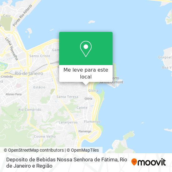 Deposito de Bebidas Nossa Senhora de Fátima mapa