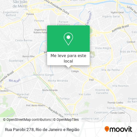 Rua Parobi 278 mapa