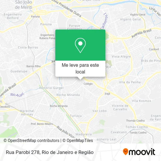 Rua Parobi 278 mapa