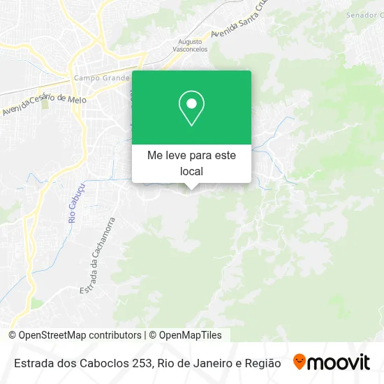 Estrada dos Caboclos 253 mapa