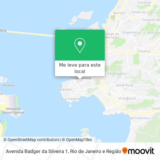 Avenida Badger da Silveira 1 mapa