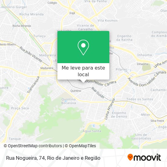 Rua Nogueira, 74 mapa