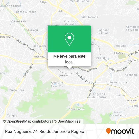 Rua Nogueira, 74 mapa