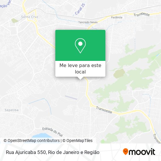Rua Ajuricaba 550 mapa
