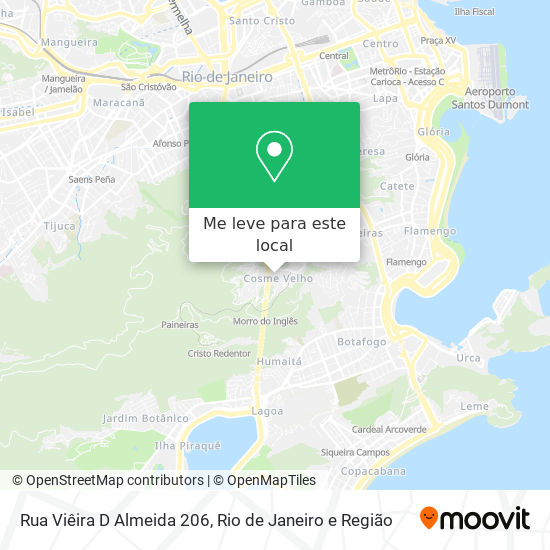 Rua Viêira D Almeida 206 mapa
