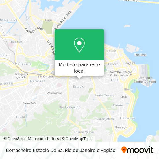 Borracheiro Estacio De Sa mapa