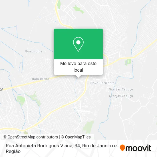 Rua Antonieta Rodrigues Viana, 34 mapa