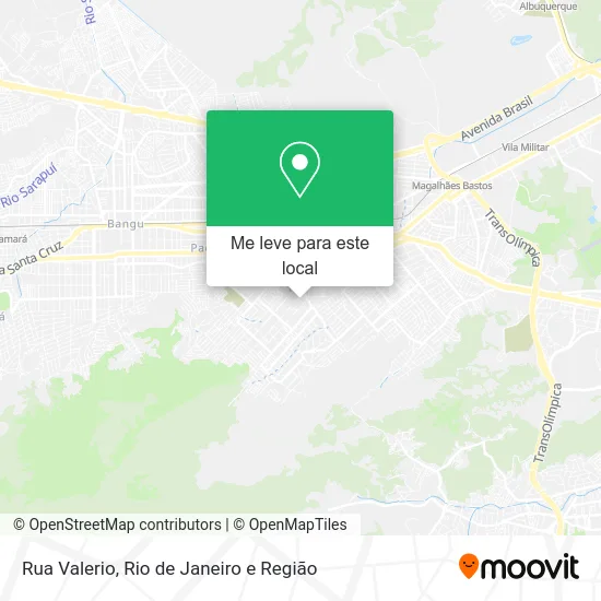 Rua Valerio mapa
