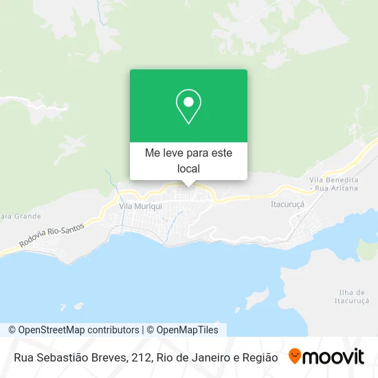Rua Sebastião Breves, 212 mapa