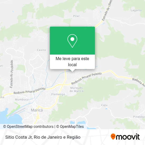 Sítio Costa Jr mapa