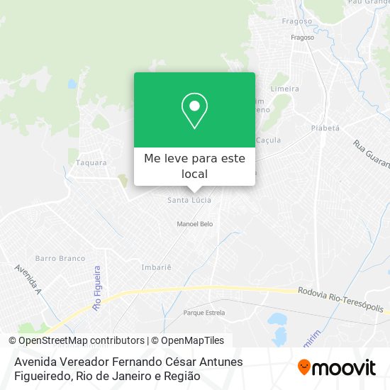 Avenida Vereador Fernando César Antunes Figueiredo mapa