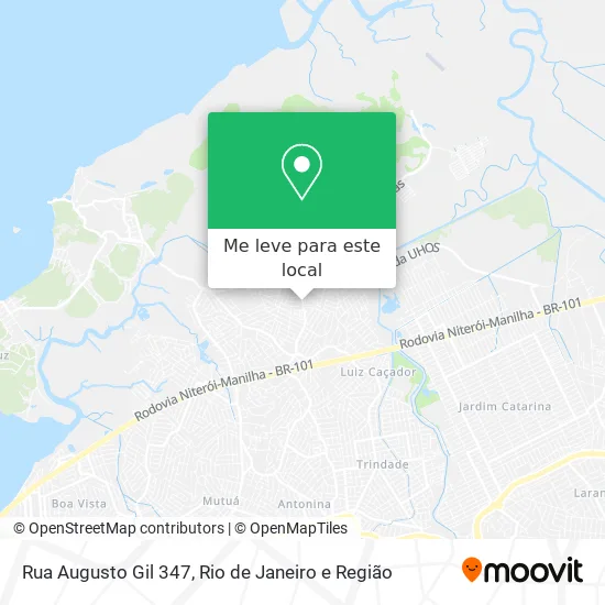 Rua Augusto Gil 347 mapa