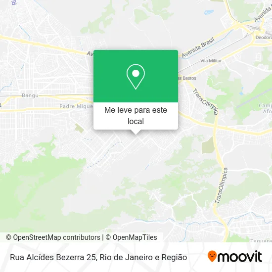 Rua Alcídes Bezerra 25 mapa