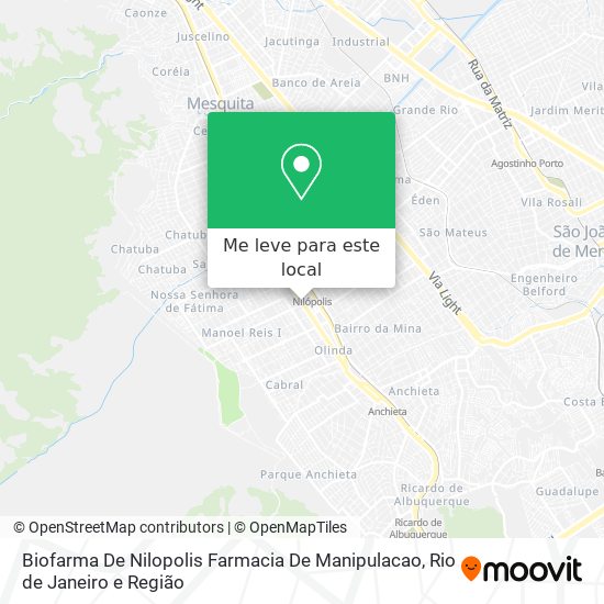 Biofarma De Nilopolis Farmacia De Manipulacao mapa
