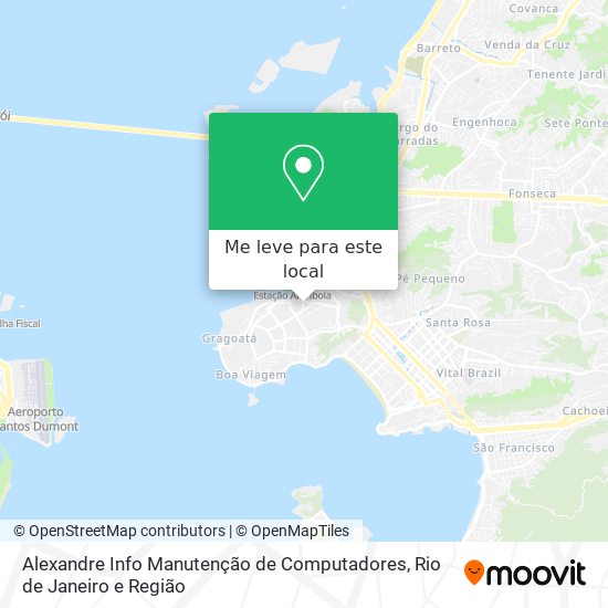 Alexandre Info Manutenção de Computadores mapa