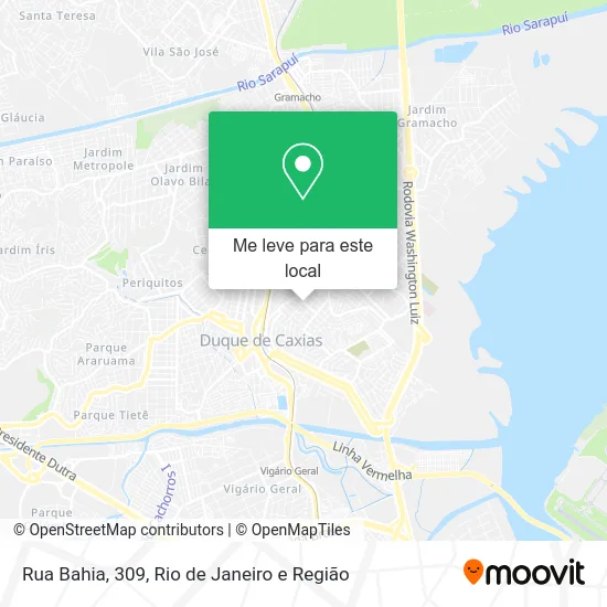 Rua Bahia, 309 mapa