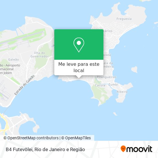B4 Futevôlei mapa