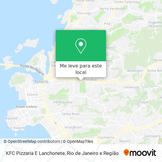 KFC Pizzaria E Lanchonete mapa