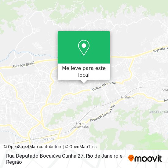 Rua Deputado Bocaiúva Cunha 27 mapa