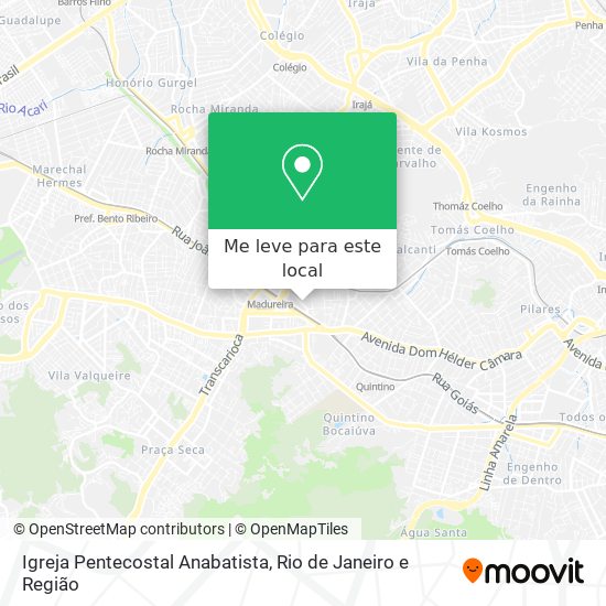Igreja Pentecostal Anabatista mapa
