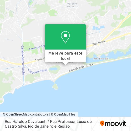 Rua Haroldo Cavalcanti / Rua Professor Lúcia de Castro Silva mapa