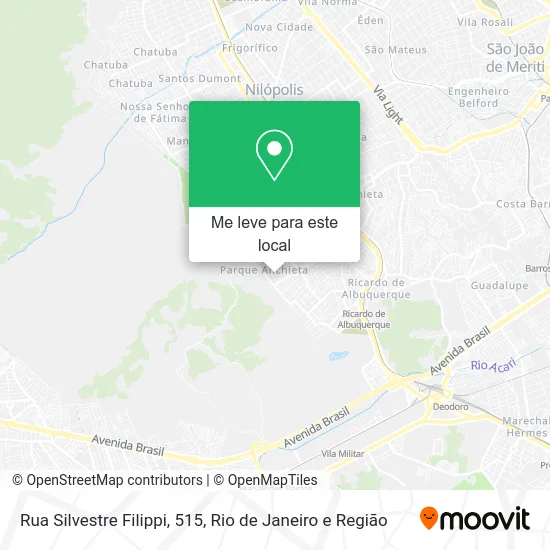 Rua Silvestre Filippi, 515 mapa