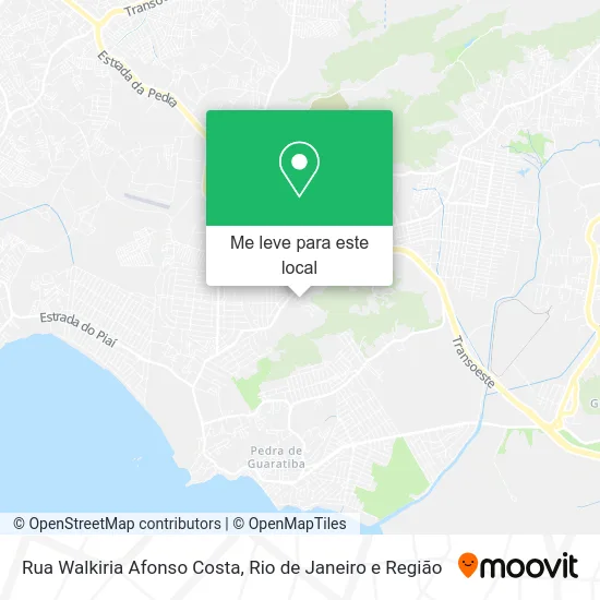Rua Walkiria Afonso Costa mapa