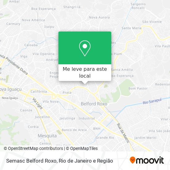 Semasc Belford Roxo mapa