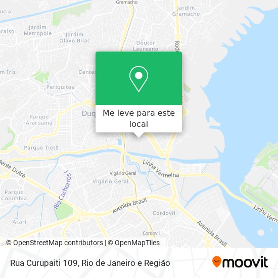 Rua Curupaiti 109 mapa