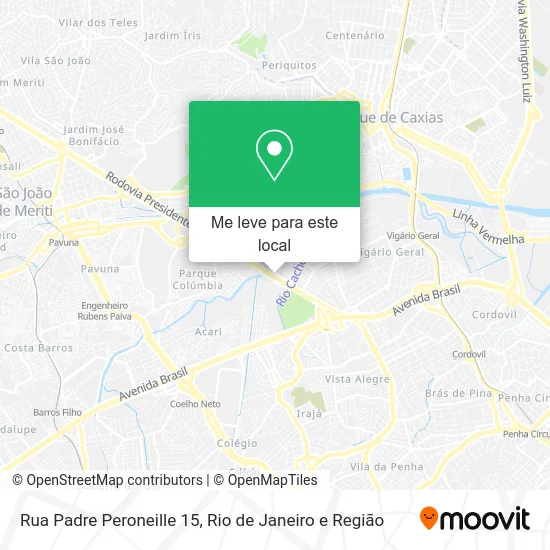 Rua Padre Peroneille 15 mapa