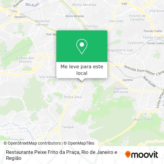 Restaurante Peixe Frito da Praça mapa