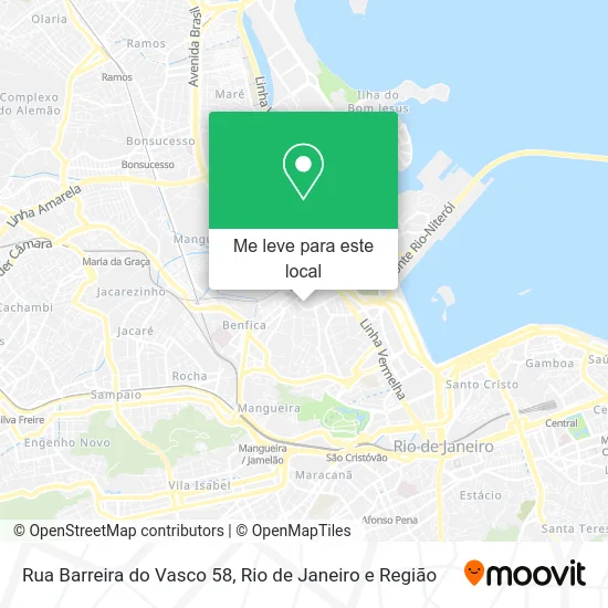 Rua Barreira do Vasco 58 mapa