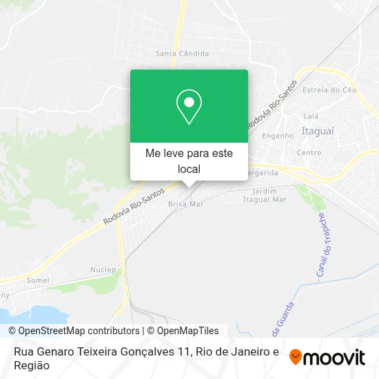 Rua Genaro Teixeira Gonçalves 11 mapa